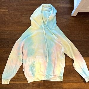 Softserve Clothing cotton hoodie size XS pastel rainbow colours